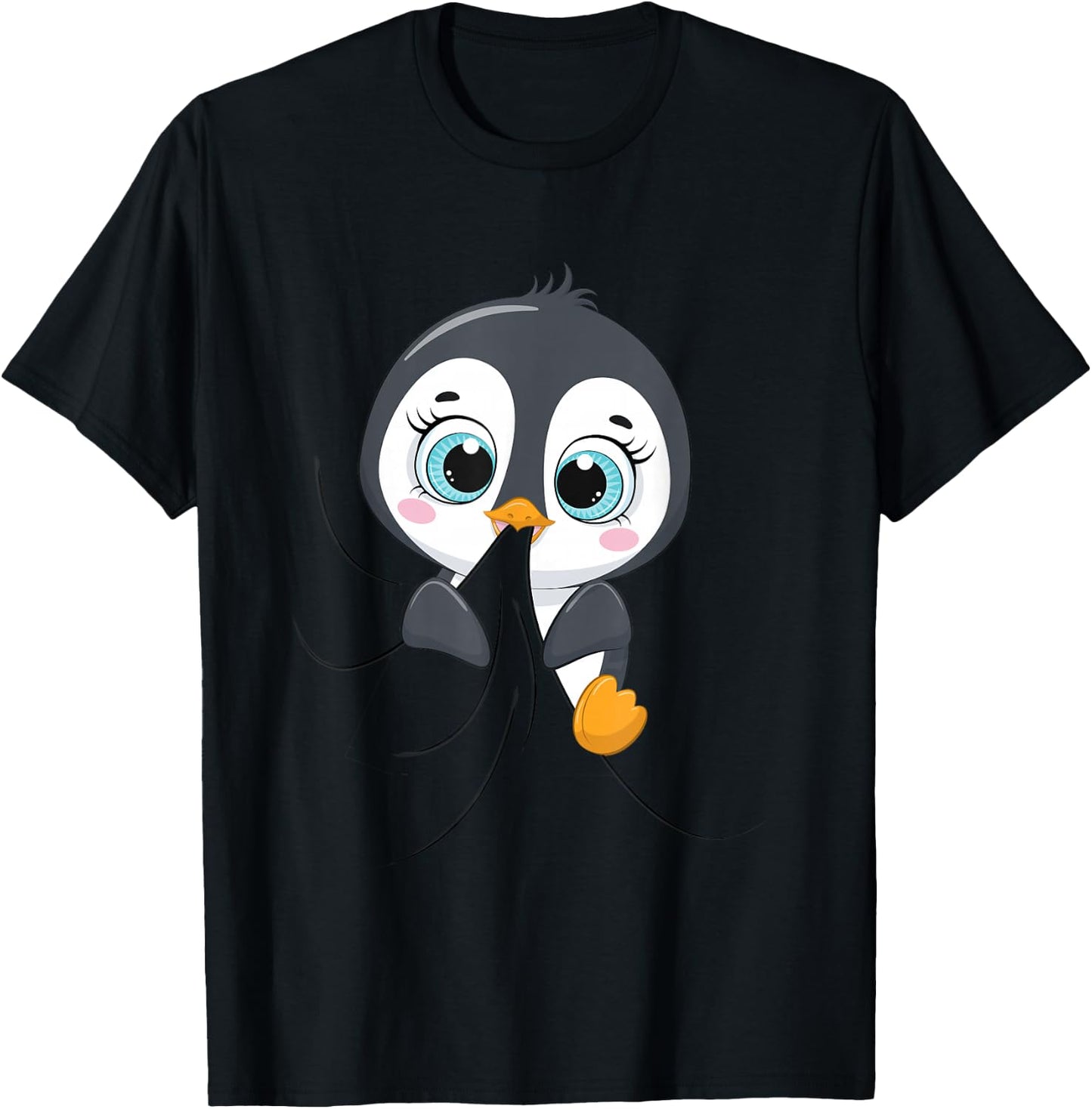 Offizielles Schlafshirt Pinguin Schlafanzug Penguin Schlafen T-Shirt - T-Shirt | Black