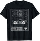 Cars Lightning McQueen Blueprint , black T-Shirt - T-Shirt | Black