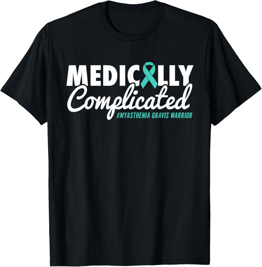 Funny Myasthenia Gravis Warrior T-Shirt - T-Shirt | Black