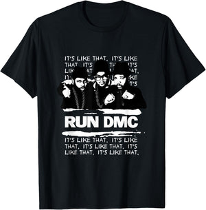 RUN DMC It's Like That Light T-Shirt - T-Shirt | Black