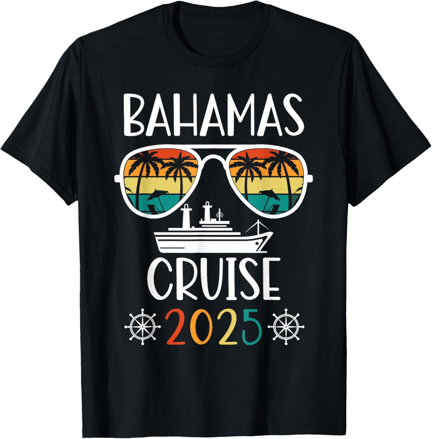 Bahamas Cruise 2025 Vacation Trip Matching Family Group T-Shirt - T-Shirt | Black