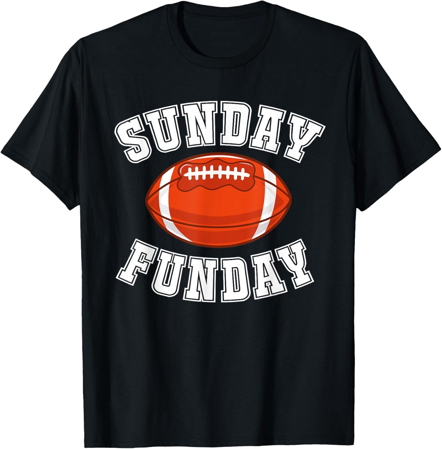 Sunday Funday Football League Sports Graphic & T-Shirt - T-Shirt | Black