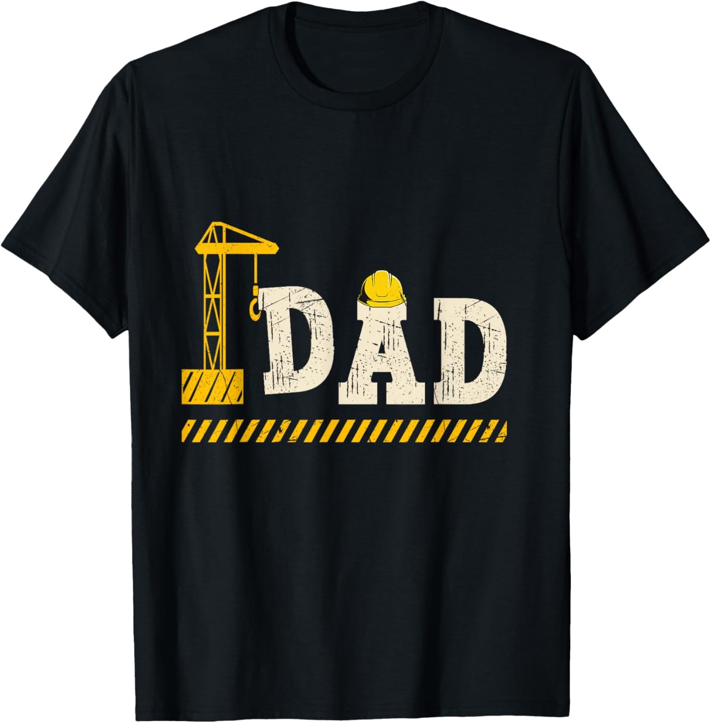 Happy Father's Day Construction For Son DAD Father's Day T-Shirt - T-Shirt | Black