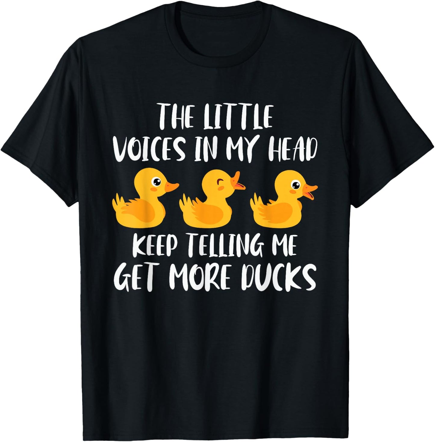 Funny Duck Owner Saying Rubber Duck Lover Rubber Ducks T-Shirt - T-Shirt | Black