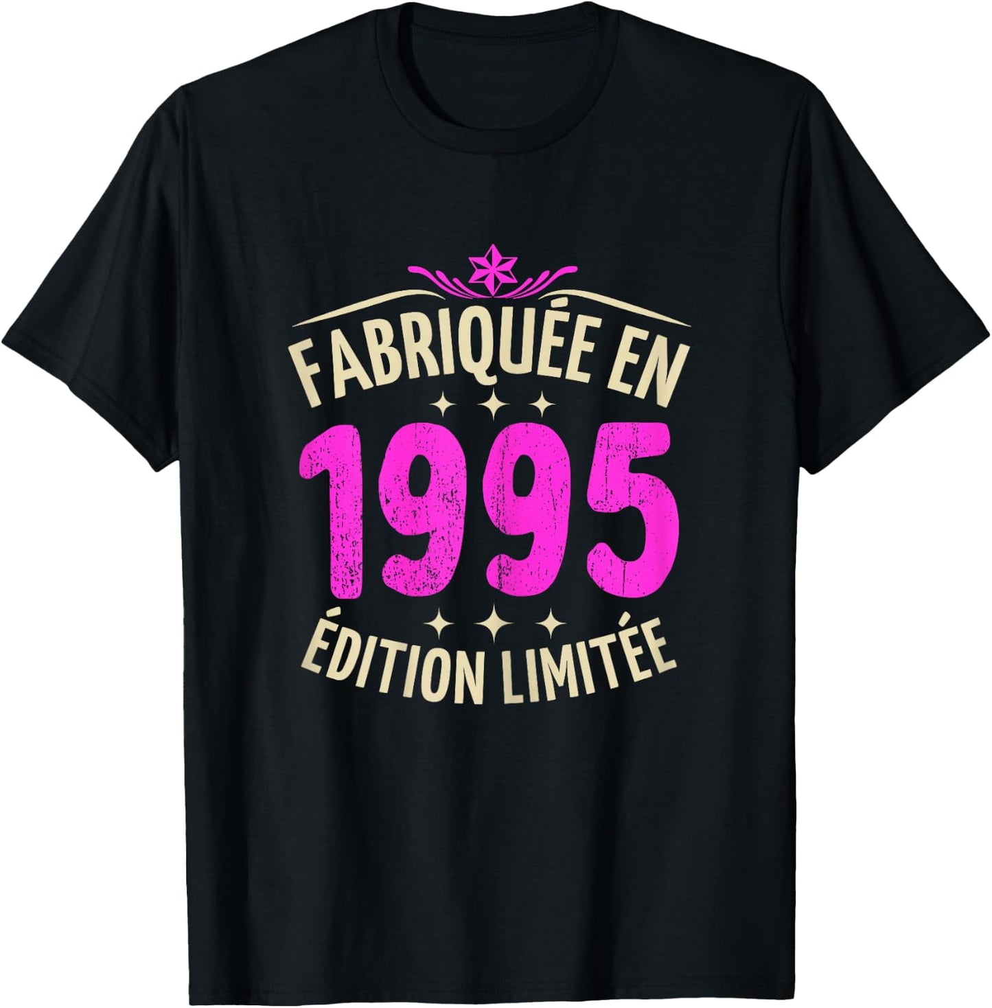 Woman 30 years birthday 30 years woman 1995 gift woman 30 , Black, Female X-Small T-Shirt - T-Shirt | Black