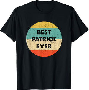 Patrick Name T-Shirt - T-Shirt | Black