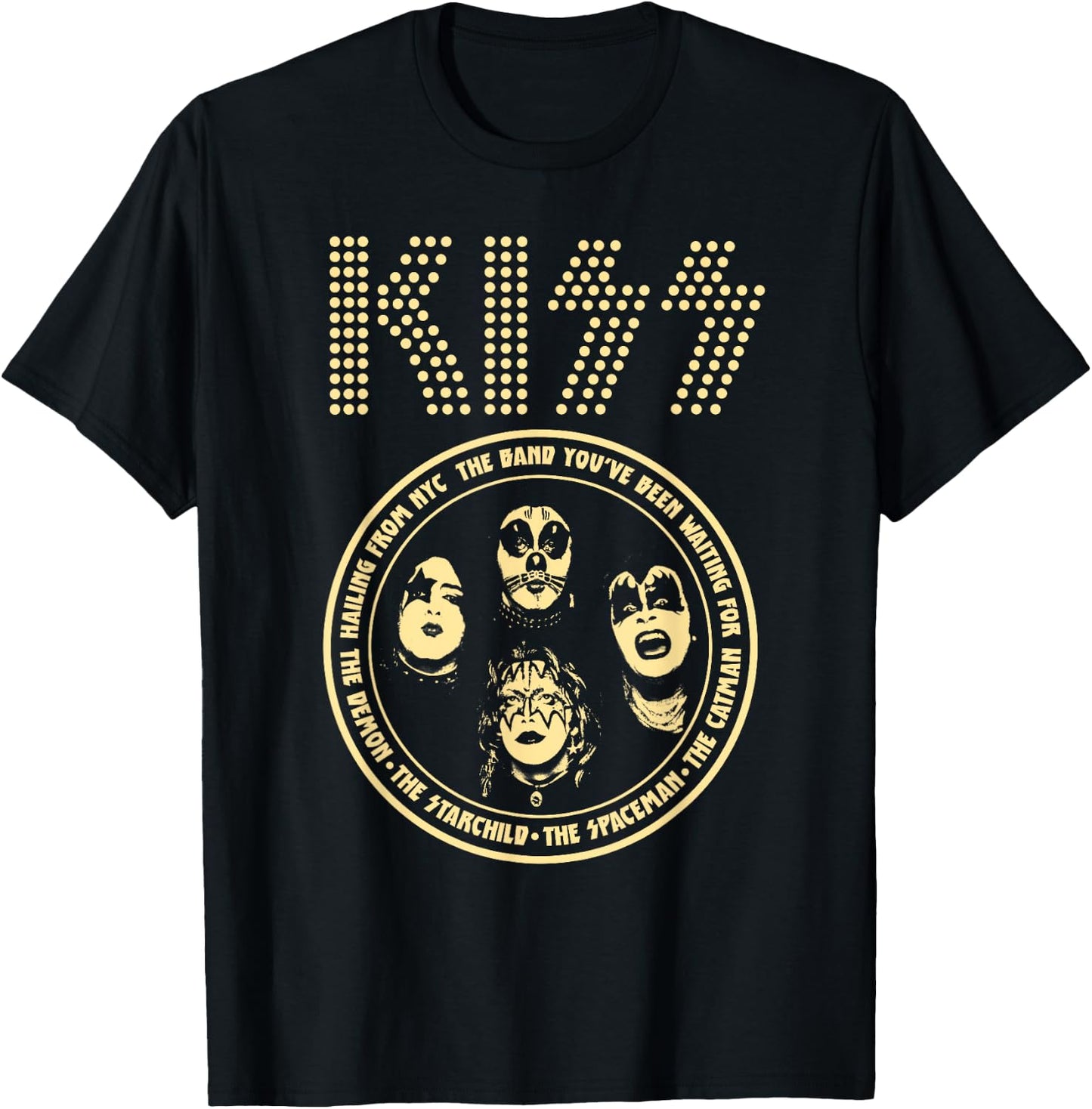 KISS - Hailing From NYC T-Shirt - T-Shirt | Black