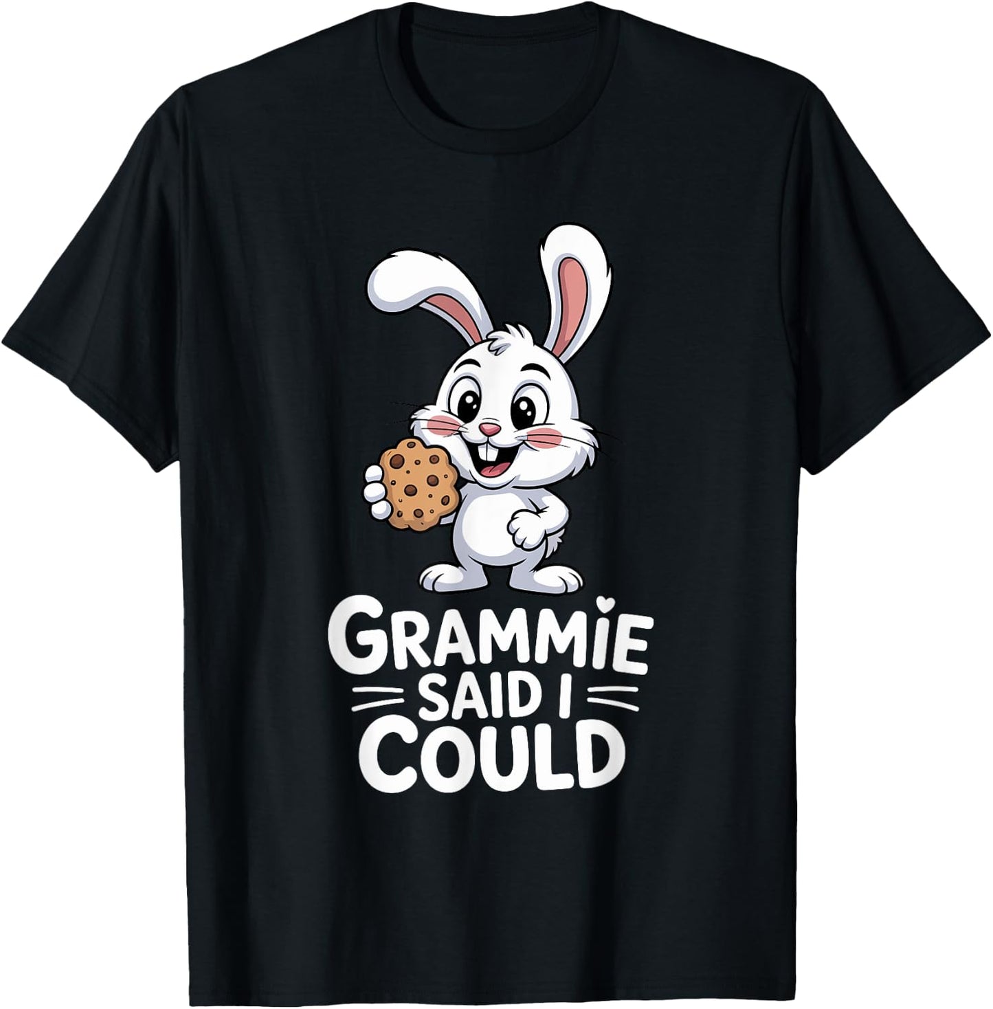 Funny Grammie Said I Could Agile Rabbit Toddler Grandma T-Shirt - T-Shirt | Black