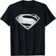 Zack Snyder's Justice League Superman Black Suit Icon T-Shirt - T-Shirt | Black