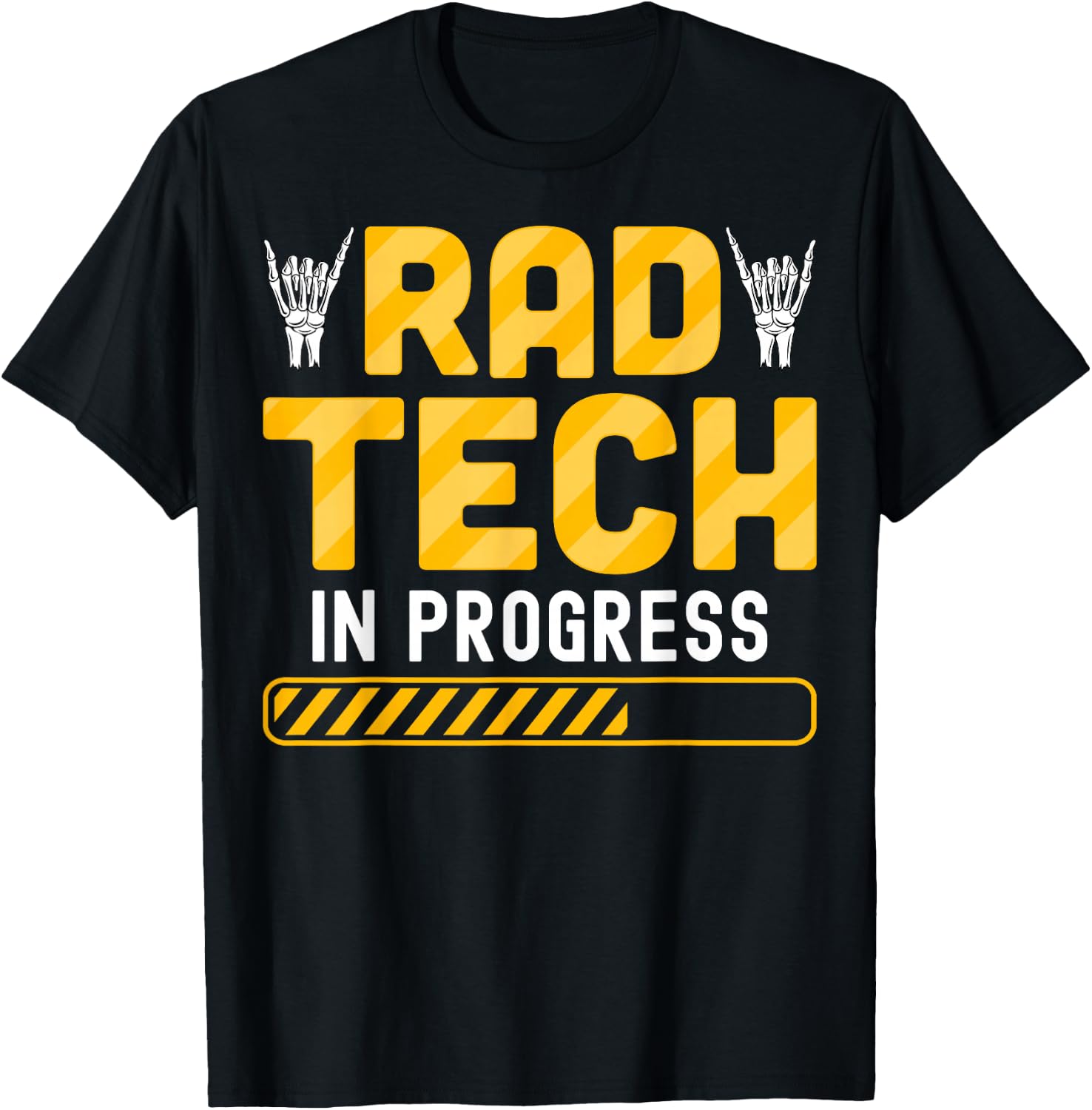 Rad Tech in Progress - Radiology Student Future Xray Tech T-Shirt - T-Shirt | Black