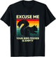 Funny Squirrel Excuse Me Your Bird Feeder Is Empty T-Shirt - T-Shirt | Black