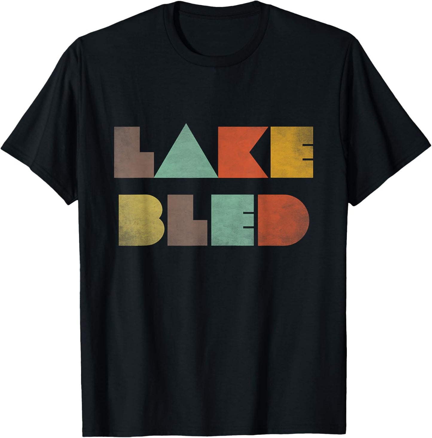 Lake Bled Vintage T-Shirt - T-Shirt | Black