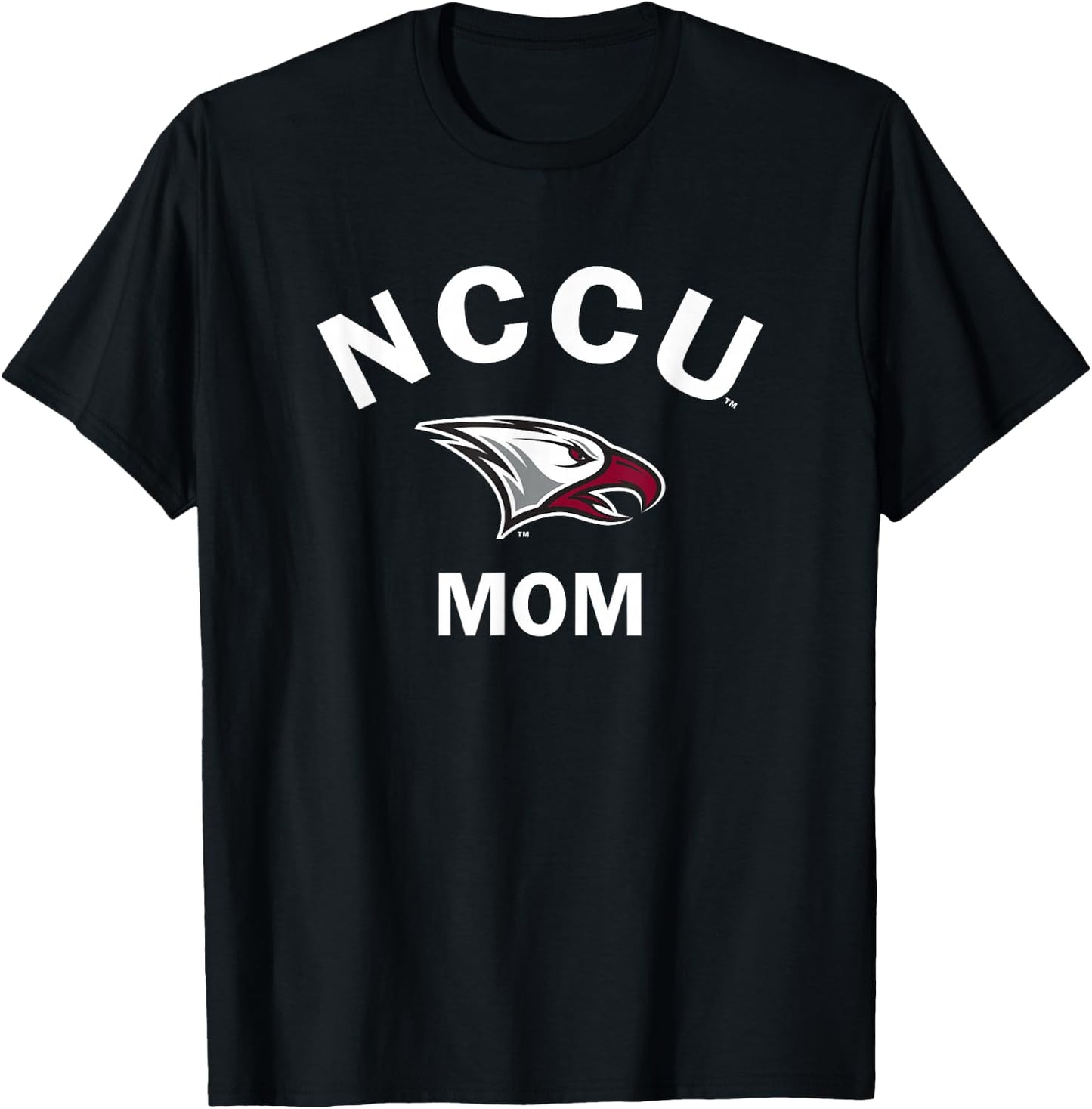 North Carolina Central NCCU Eagle Arched Mom T-Shirt - T-Shirt | Black