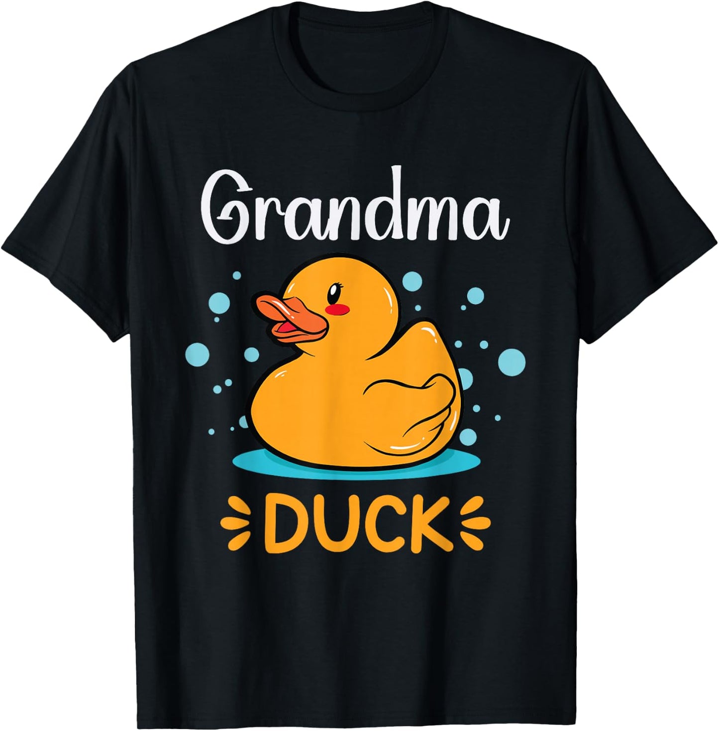 Rubber Duckies Grandma Duck Rubber Duck T-Shirt - T-Shirt | Black