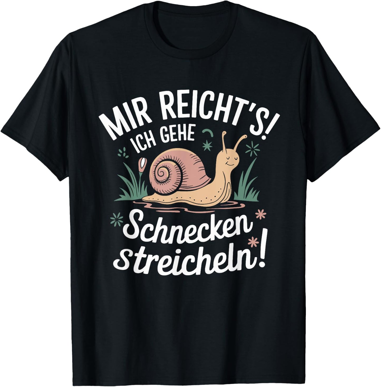 Snails Funny Children's Outfit Great Idea , black T-Shirt - T-Shirt | Black