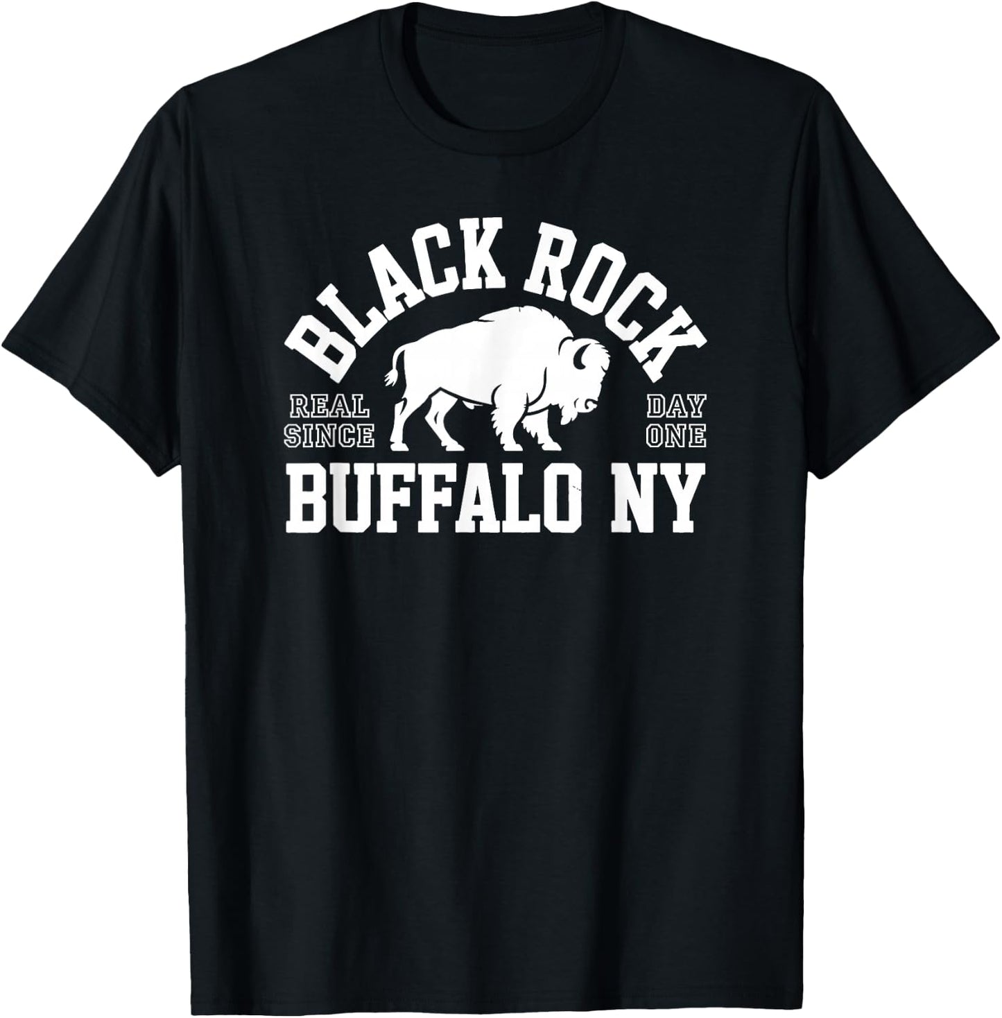 Black Rock Buffalo, NY Collegiate T-Shirt - T-Shirt | Black