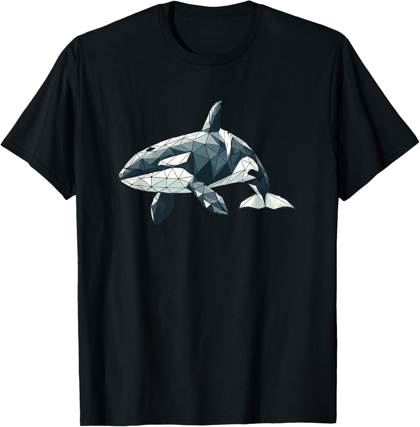 Geometric Art Orka Orkas , black T-Shirt - T-Shirt | Black
