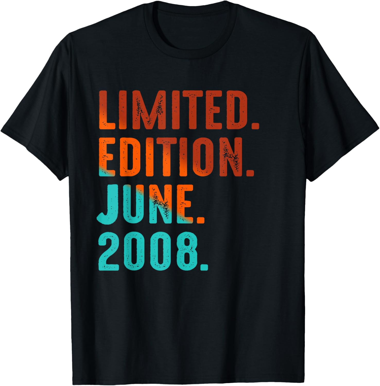Édition limitée Juin 2008 Anniversaire T-Shirt - T-Shirt | Black