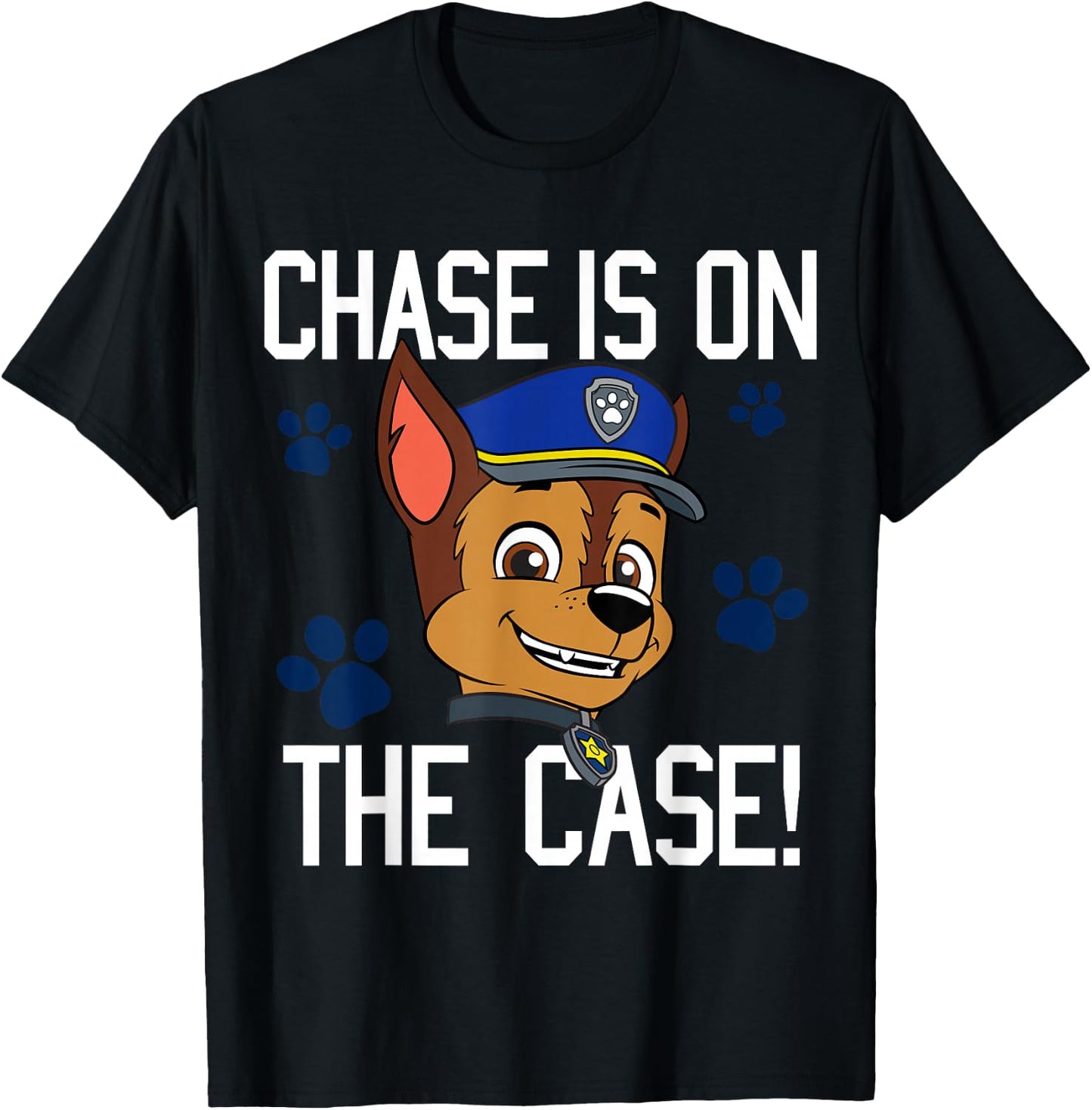 Chase Is On The Case Puff Back T-Shirt - T-Shirt | Black