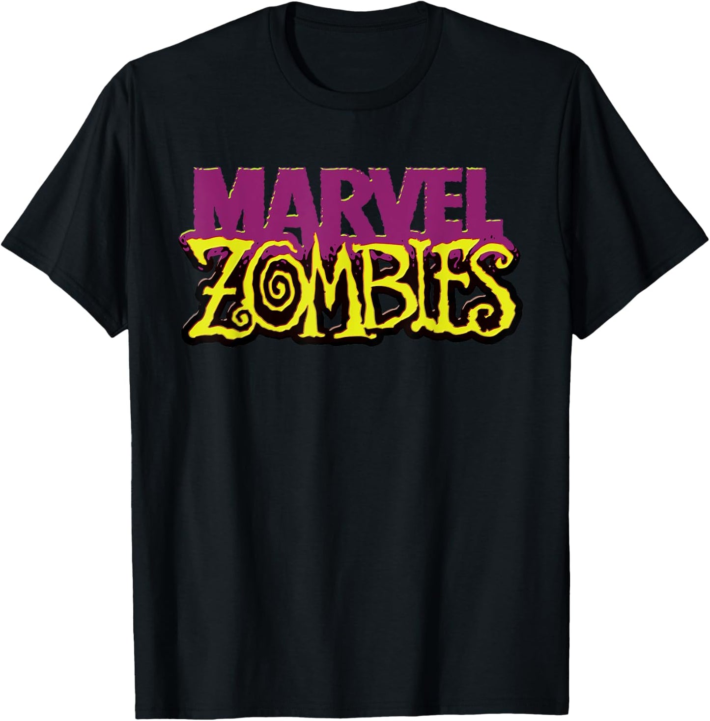 Marvel Zombies Official Color Logo Halloween T-Shirt - T-Shirt | Black