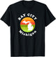 Bay City Michigan Outdoors Sunrise MI Vacation T-Shirt - T-Shirt | Black