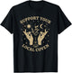 Support Your Local Coven, Witch Girl Aesthetic T-Shirt - T-Shirt | Black