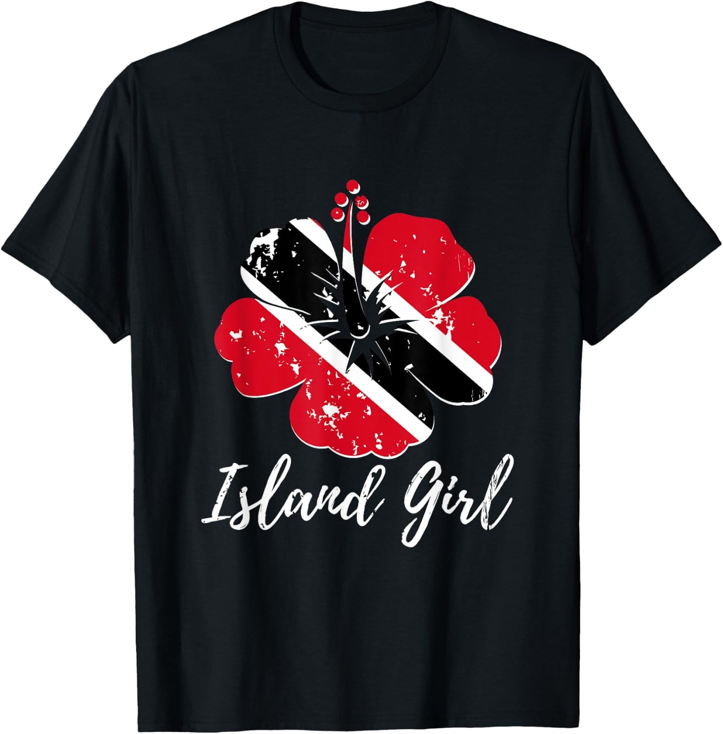 Trinidad Flag T-Shirt - T-Shirt | Black