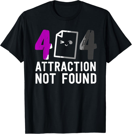 Error 404 Attraction Not Found Asexual Pride Ace Asexuality