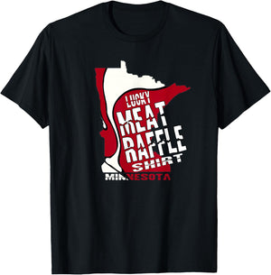 Meat Raffles Minnesota Meat Drawing T-Shirt - T-Shirt | Black