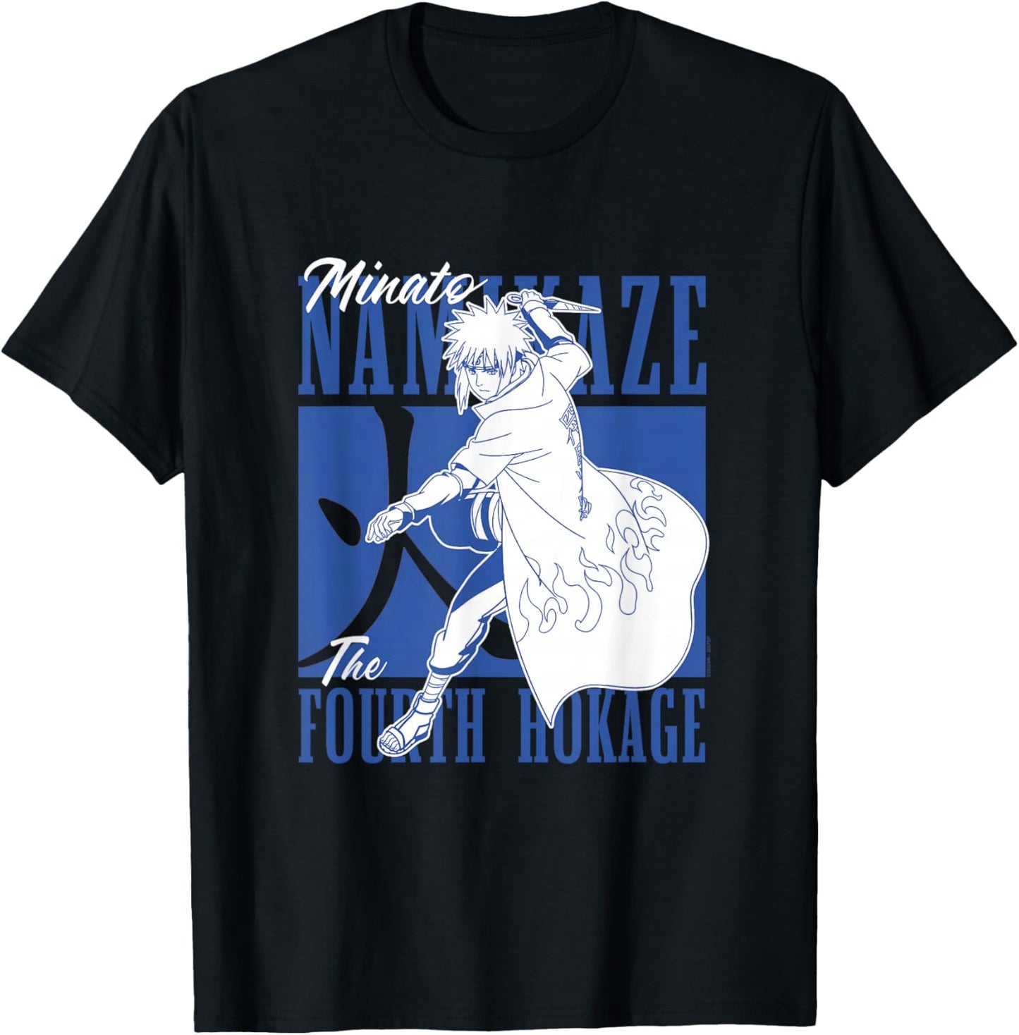 Naruto Shippuden Minato Fourth Hokage T-Shirt - T-Shirt | Black