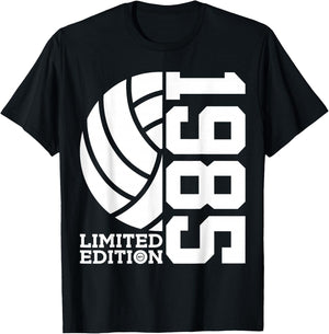 41. Geburtstag Volleyball Limited Edition 1985 T-Shirt - T-Shirt | Black