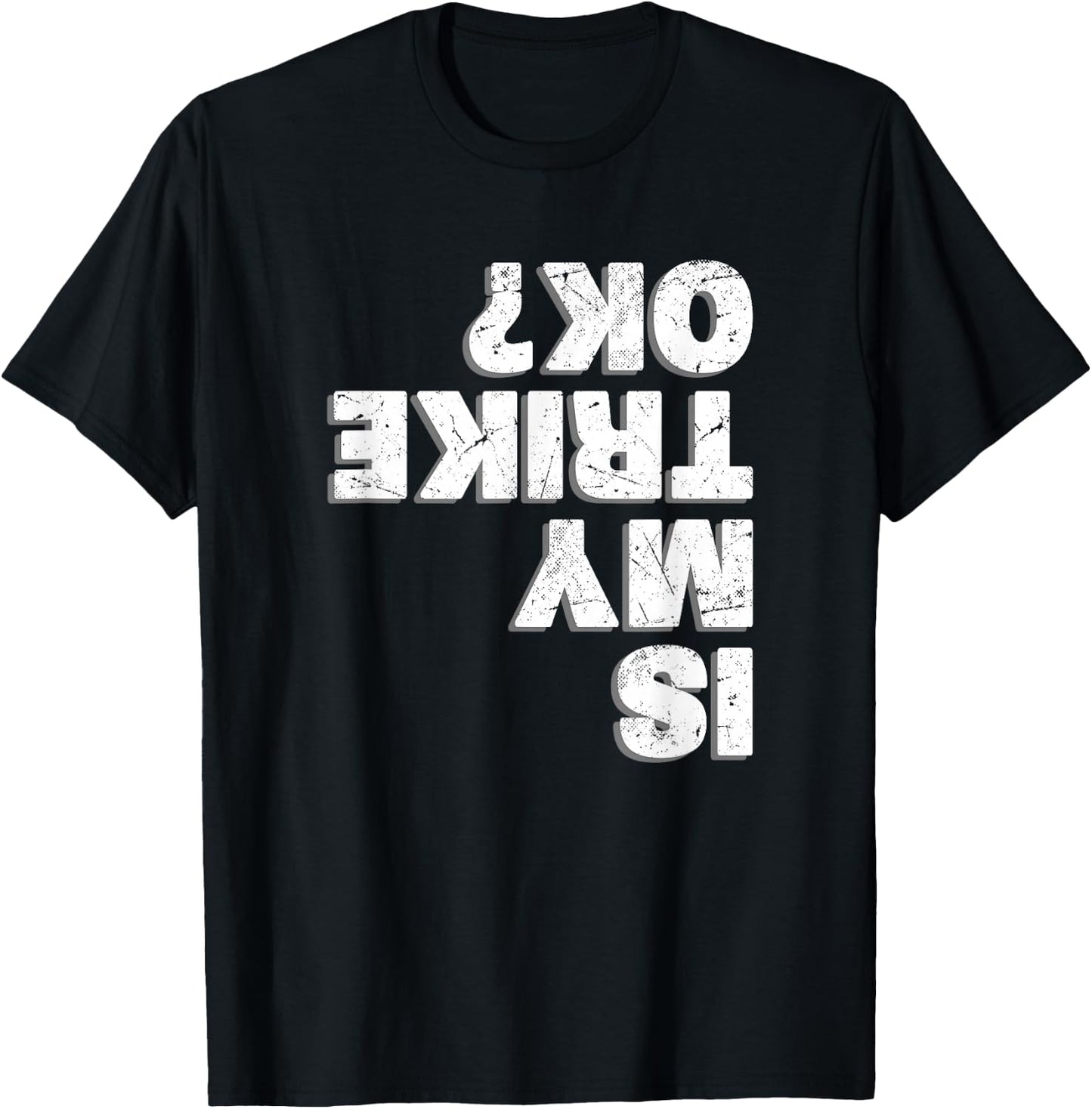 Is My Trike Ok - Trike Motorcycle Triker T-Shirt - T-Shirt | Black