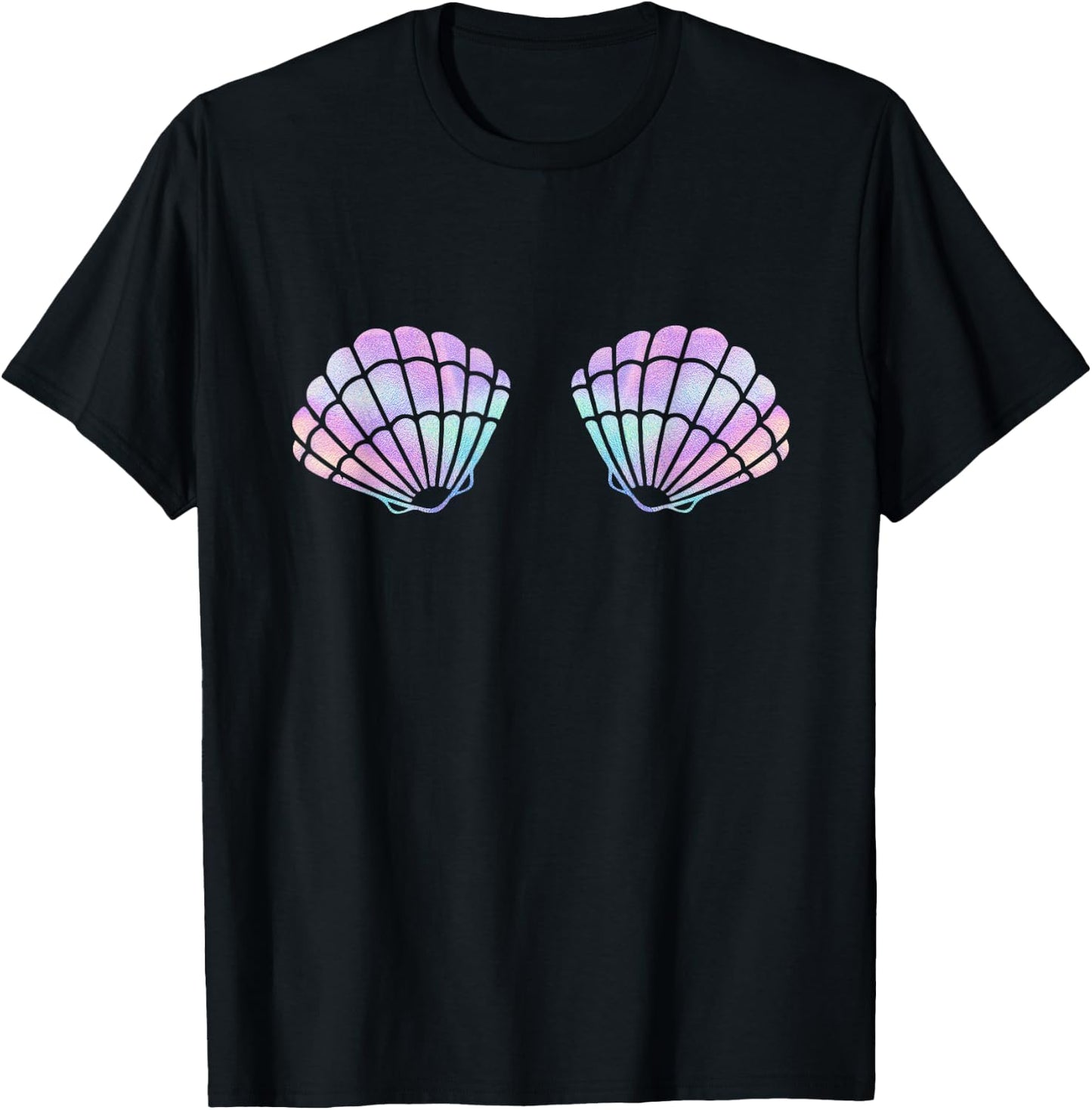 Mermaid Costume Fancy Dress Carnival , black T-Shirt - T-Shirt | Black