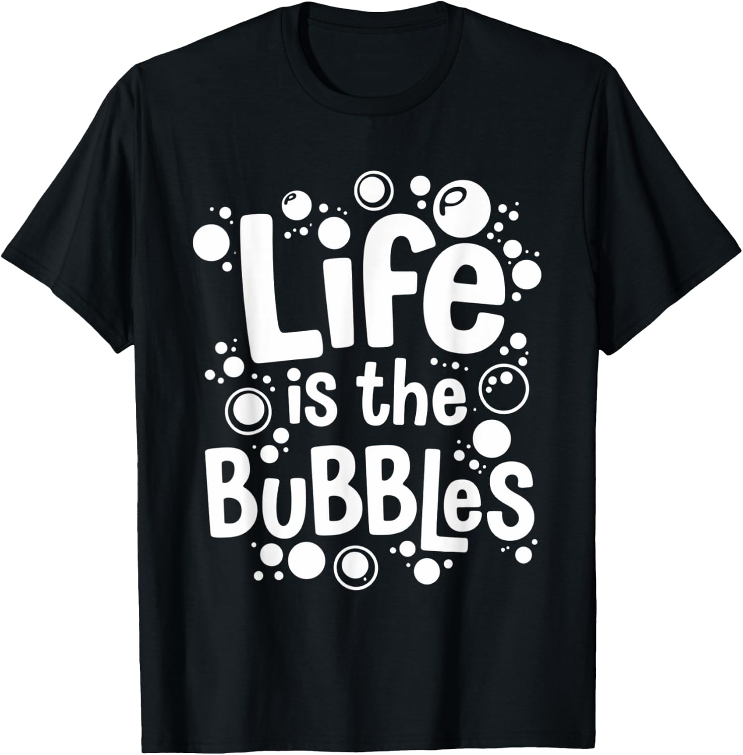 National Bubble Bath Day January 8 Funny Relaxing Bubbles T-Shirt - T-Shirt | Black