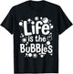 National Bubble Bath Day January 8 Funny Relaxing Bubbles T-Shirt - T-Shirt | Black