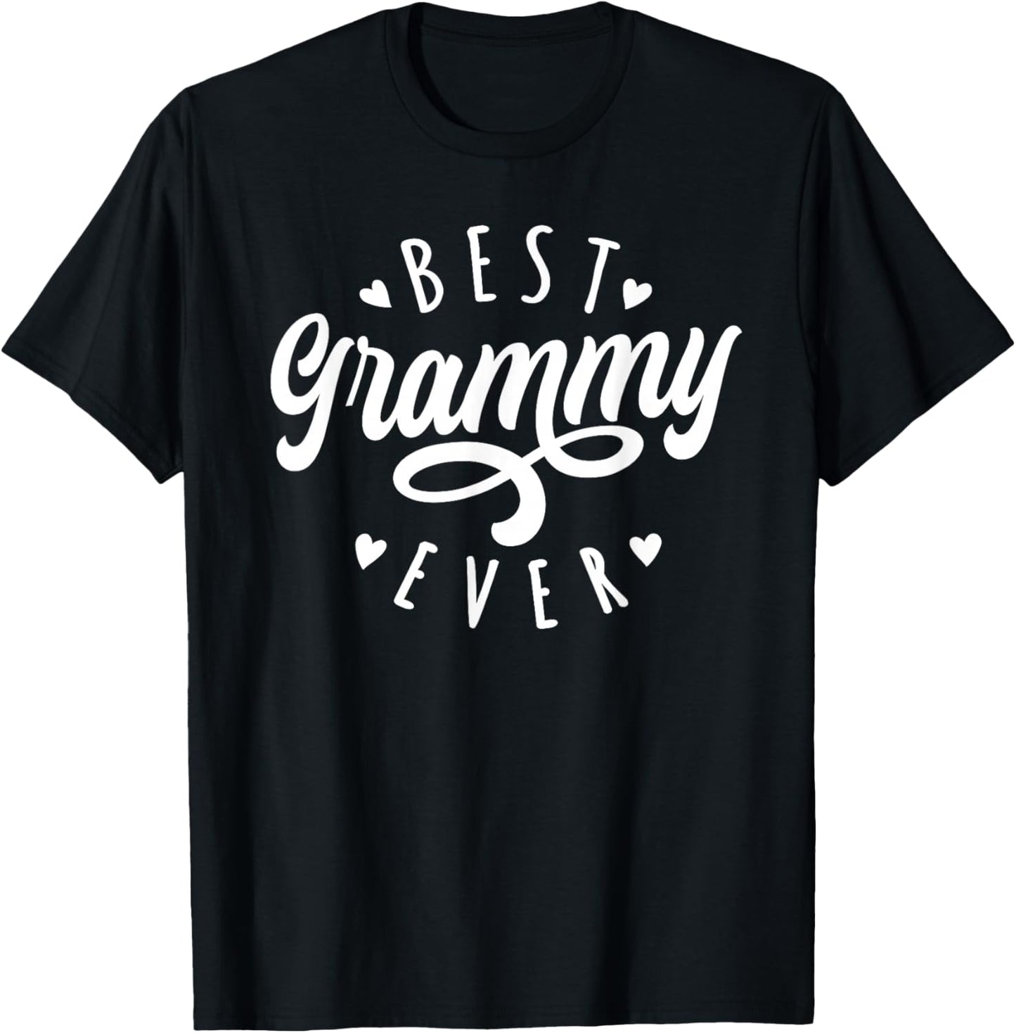 Best Grammy Ever Modern Calligraphy Font Mother's Day Grammy T-Shirt - T-Shirt | Black