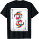 Joker Jester Poker playing Card Funny T-Shirt - T-Shirt | Black