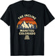 Manitou Colorado The Incline Hike Retro Sunset Mountains T-Shirt - T-Shirt | Black