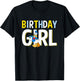 Disney Mickey and Friends Birthday Girl Vintage Donald Duck T-Shirt - T-Shirt | Black