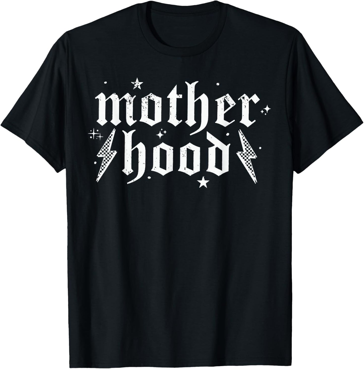 checkered mama Motherhood Mother's day T-Shirt - T-Shirt | Black