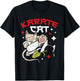 Karate Cat T-Shirt - T-Shirt | Black
