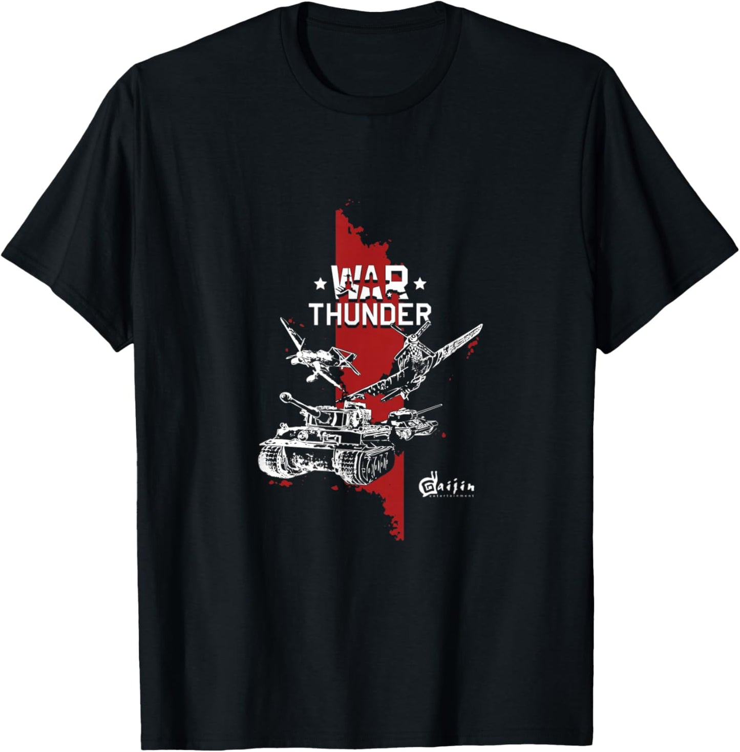 War Thunder Adult Short Sleeve T Shirt Black S T-Shirt - T-Shirt | Black