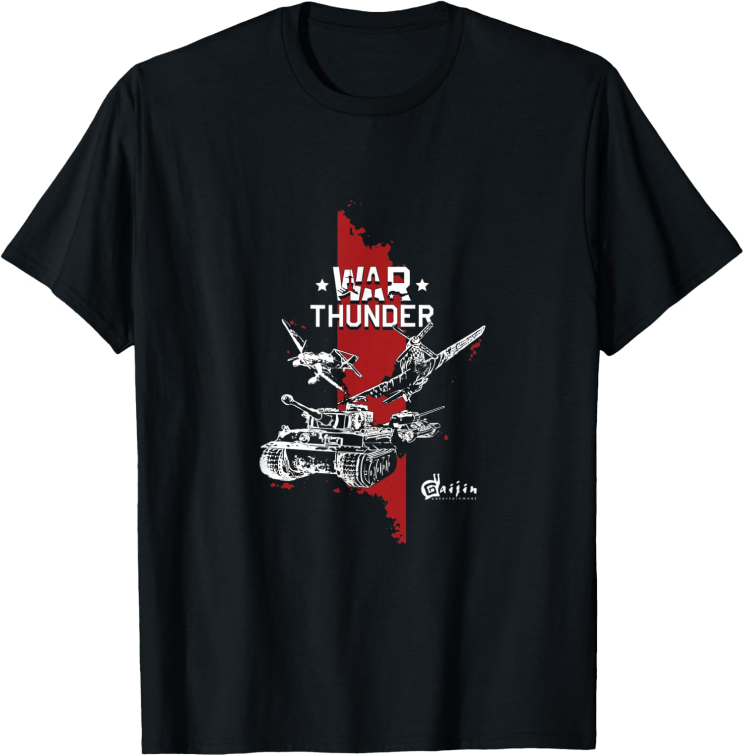 War Thunder Adult Short Sleeve T Shirt Black S T-Shirt - T-Shirt | Black