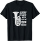 Muss auf Tuba drücken Klassische Musik Tuba Musiker Tubist T-Shirt - T-Shirt | Black