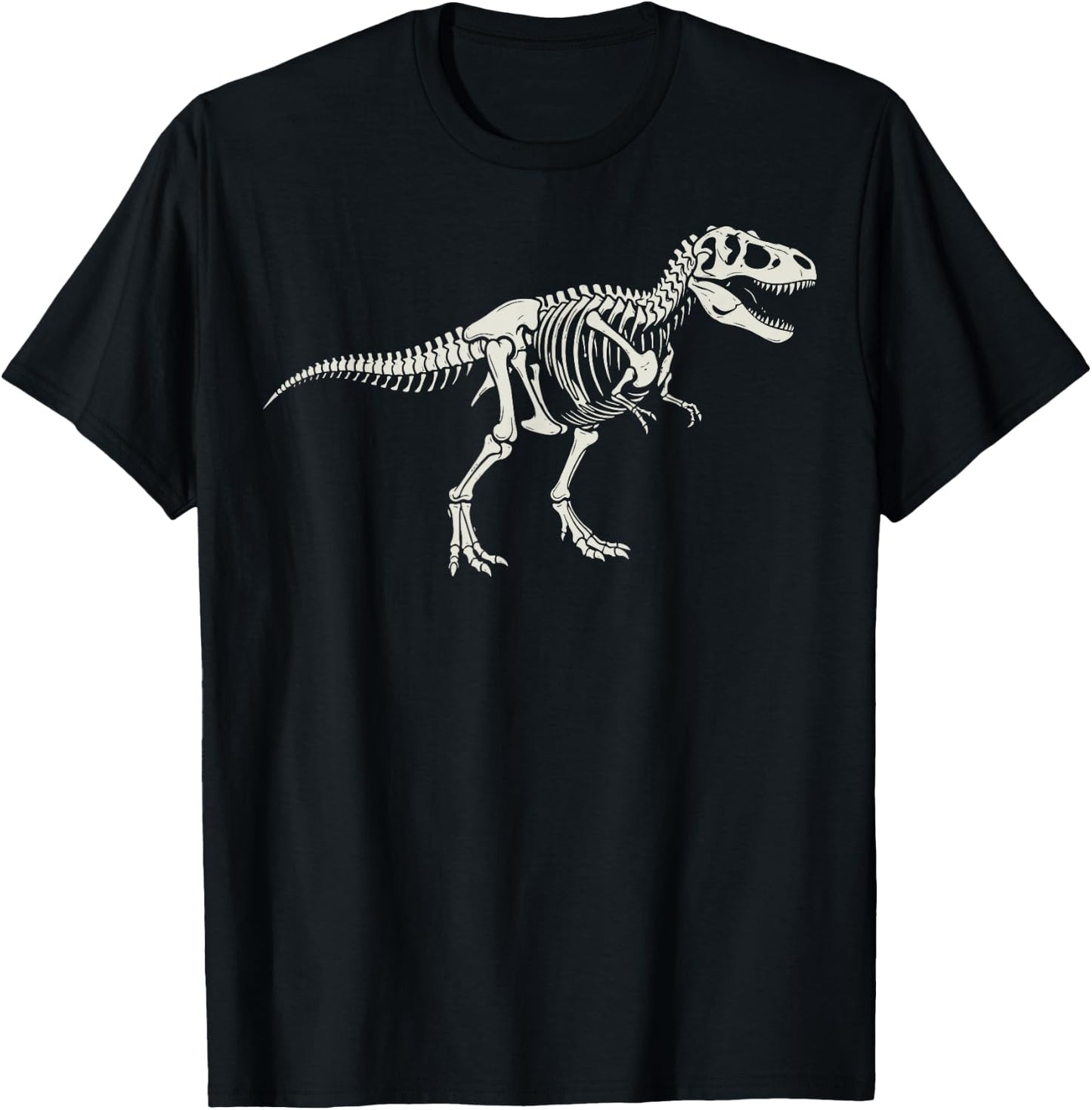 T-Rex Skeleton Tyrannosaurus Rex Paleontology T-Shirt - T-Shirt | Black