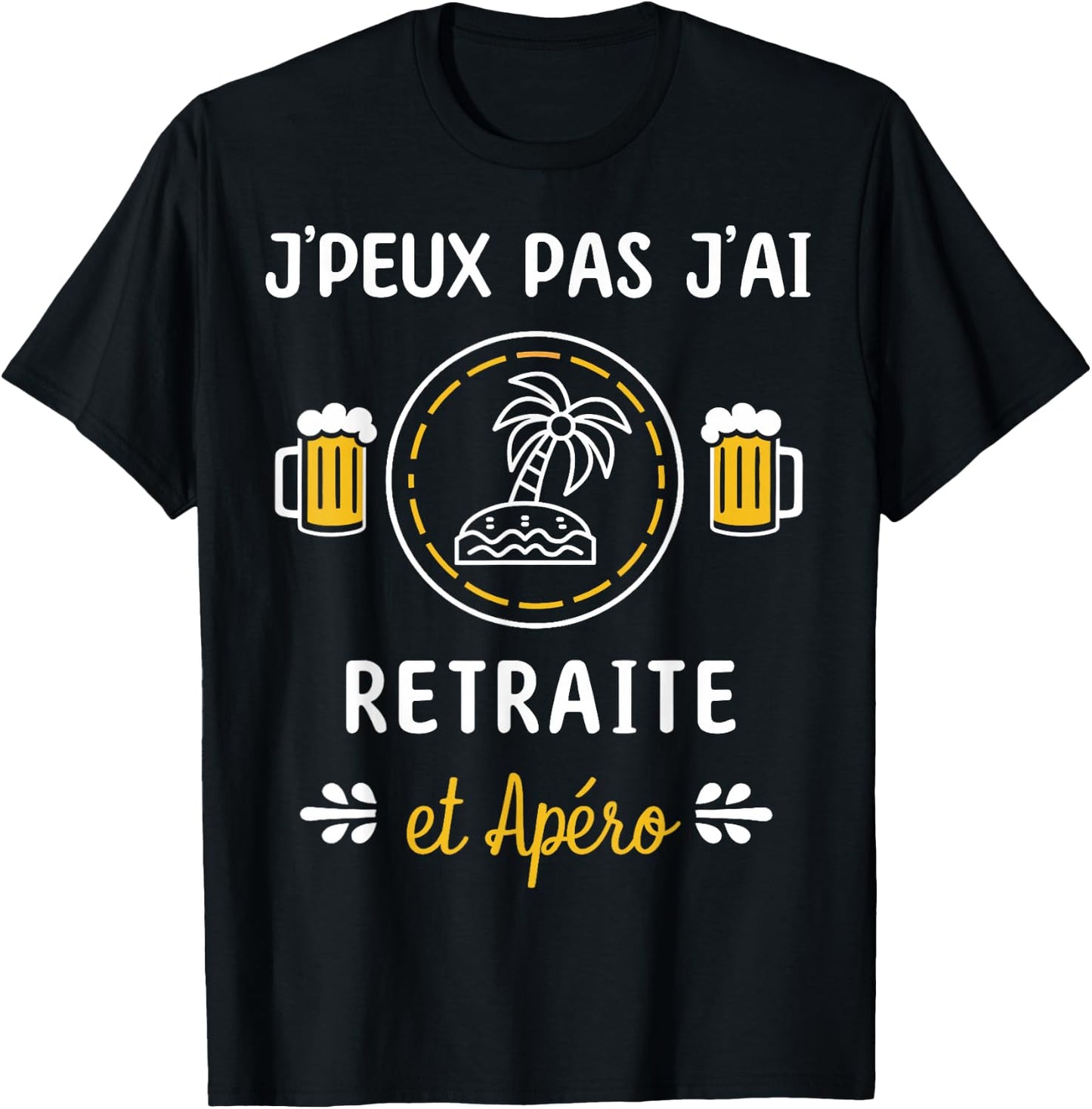 I Can't Have Retirement , Black, S T-Shirt - T-Shirt | Black
