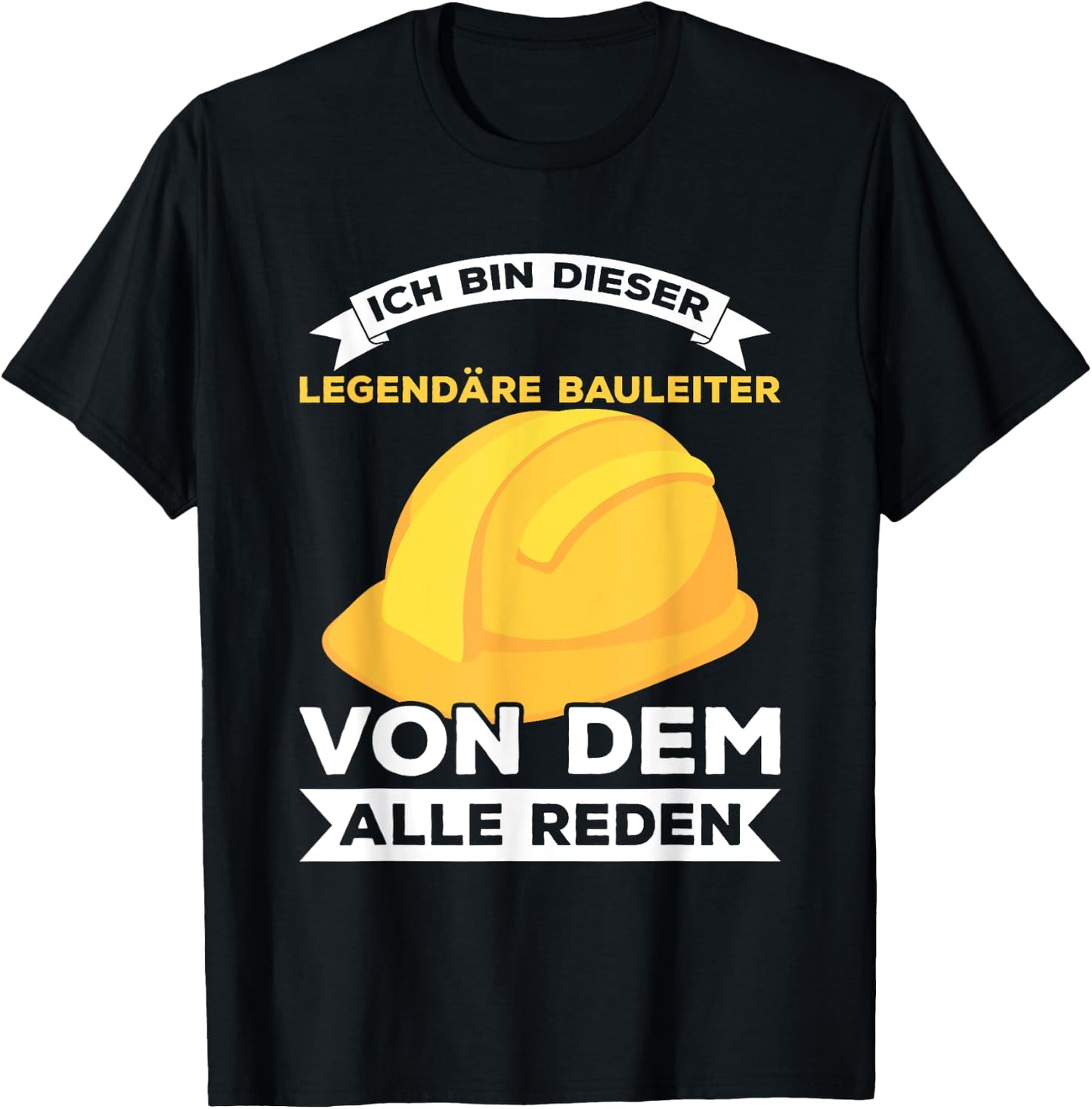 Men's Legendary Construction Manager Builder Construction Site Saying T-Shirt - T-Shirt | Black
