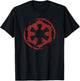 Star Wars Distressed Empire Logo Rust , black T-Shirt - T-Shirt | Black