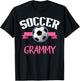 Soccer Grammy Grandma Funny From Grandkids T-Shirt - T-Shirt | Black
