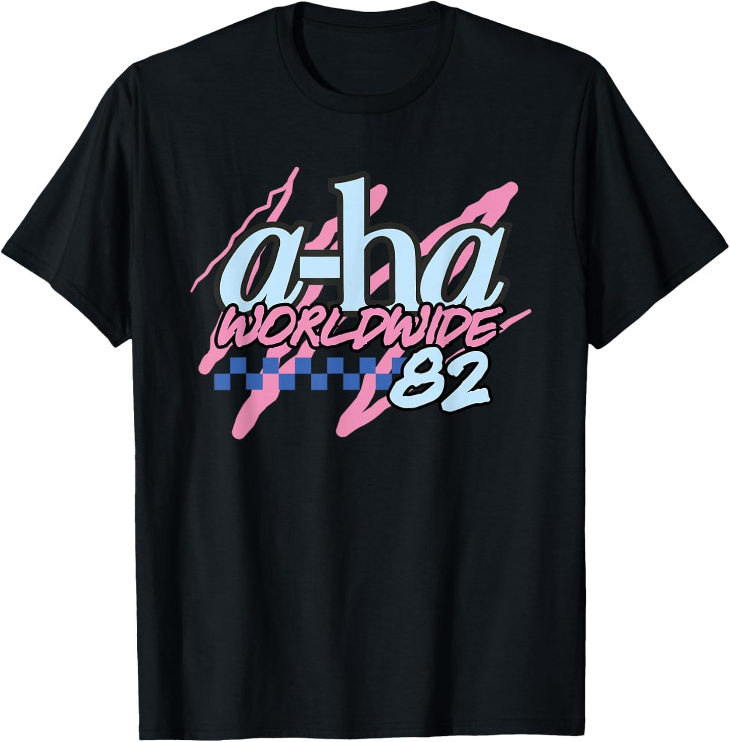 A-Ha '82 Worldwide T-Shirt - T-Shirt | Black